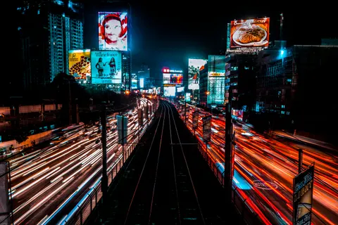 Neon City 4K Wallpaper · neon · 3840×2560