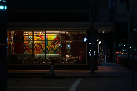Neon City 4K Wallpaper · neon · 3840×2560