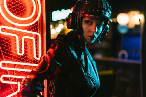 Neon City 4K Wallpaper · neon · 3840×2560