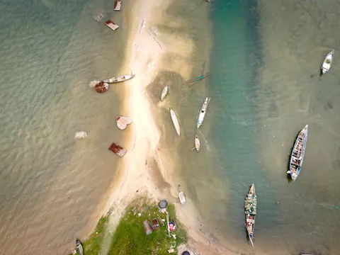 Aerial Coastline 4K Wallpaper · aerial · 3840×2880