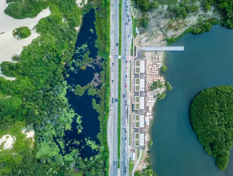 Aerial Coastline 4K Wallpaper · aerial · 3840×2903