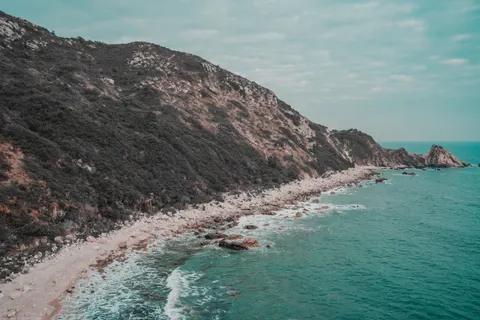 Aerial Coastline 4K Wallpaper · aerial · 3840×2561