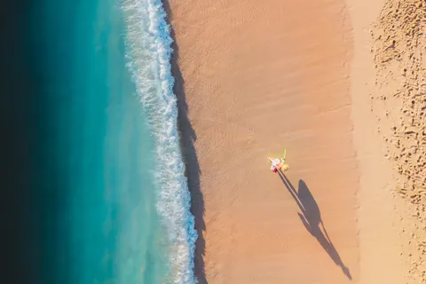 Aerial Coastline 4K Wallpaper · aerial · 3840×2560