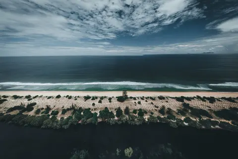 Aerial Coastline 4K Wallpaper · aerial · 3840×2560