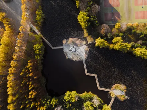 Aerial Forest 4K Wallpaper · aerial · 3840×2880