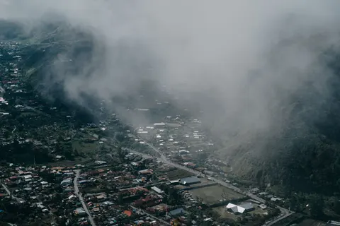 Aerial City 4K Wallpaper · aerial · 3840×2560