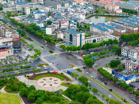 Aerial City 4K Wallpaper · aerial · 3840×2880