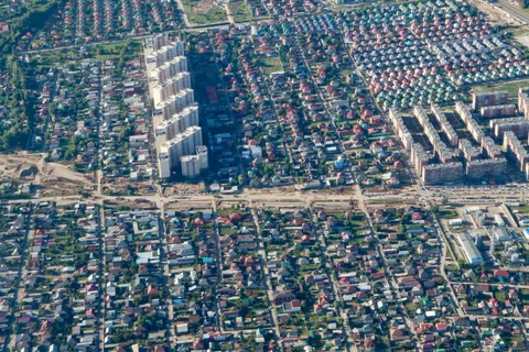 Aerial City 4K Wallpaper · aerial · 3840×2560