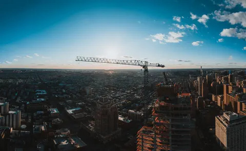 Aerial City 4K Wallpaper · aerial · 3840×2354