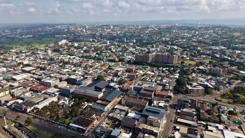 Aerial City 4K Wallpaper · aerial · 3840×2160