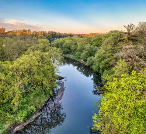 Aerial River 4K Wallpaper · aerial · 3840×3539