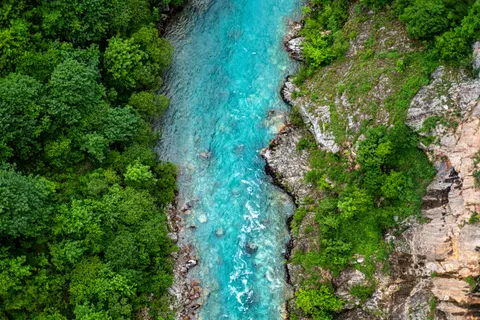 Aerial River 4K Wallpaper · aerial · 3840×2560