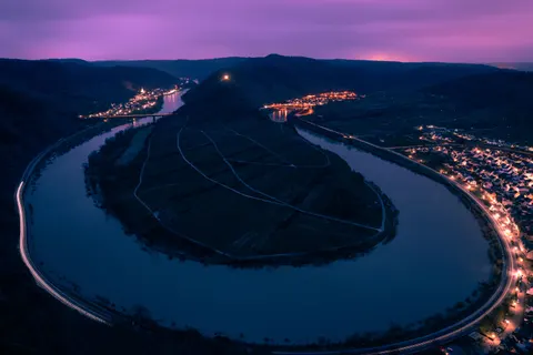 Aerial River 4K Wallpaper · aerial · 3840×2560