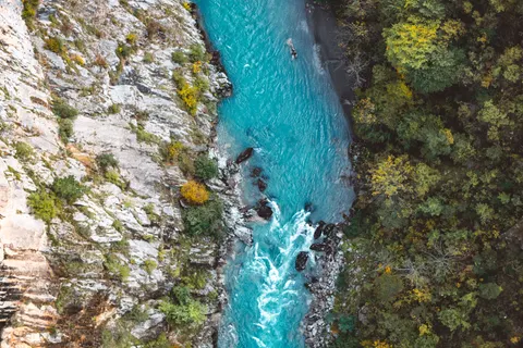 Aerial River 4K Wallpaper · aerial · 3840×2560