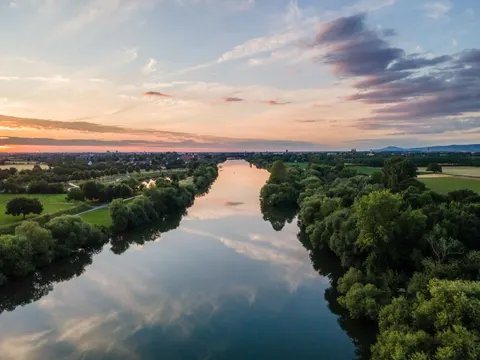 Aerial River 4K Wallpaper · aerial · 3840×2880