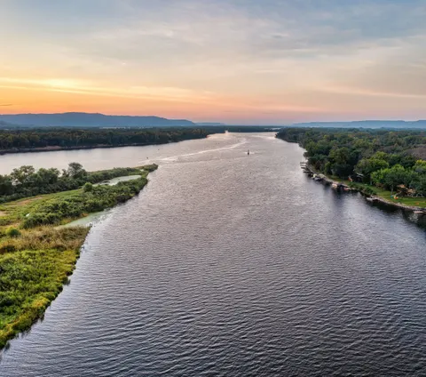 Aerial River 4K Wallpaper · aerial · 3840×3392