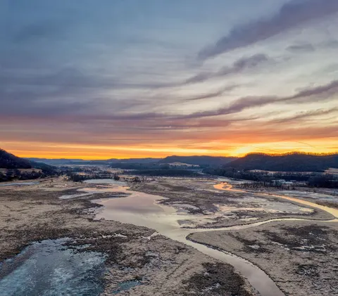 Aerial River 4K Wallpaper · aerial · 3840×3369