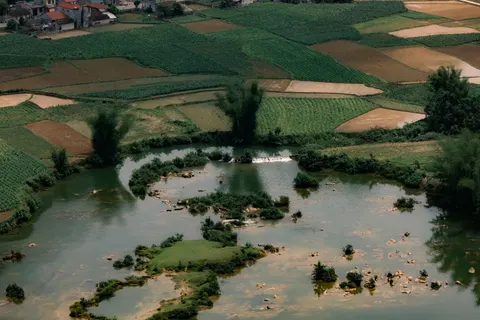 Aerial River 4K Wallpaper · aerial · 3840×2560