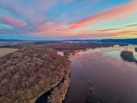 Aerial River 4K Wallpaper · aerial · 3840×2880