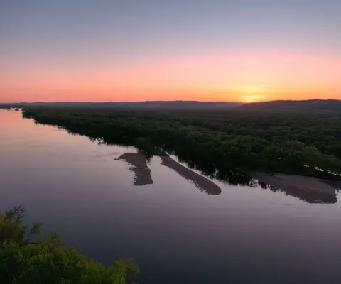 Aerial River 4K Wallpaper · aerial · 3840×3199