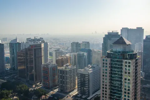 Dubai Skyline 4K Wallpaper · city · 3840×2553