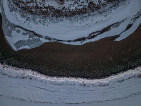 Aerial River 4K Wallpaper · aerial · 3840×2880
