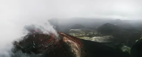 Vulkan 4K Hintergrundbild · nature · 3840×1561