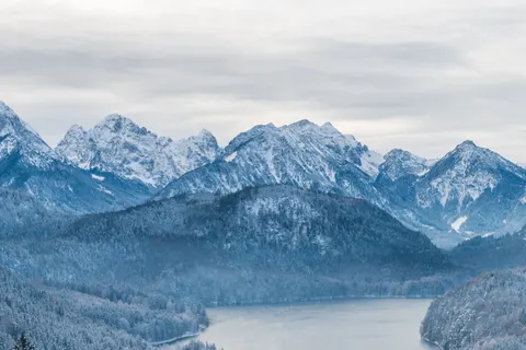 Winter Mountains 4K Wallpaper · winter · 3840×2560
