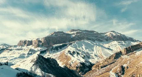 Winter Mountains 4K Wallpaper · winter · 3840×2087
