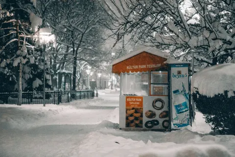 Snowfall 4K Wallpaper · winter · 3840×2560