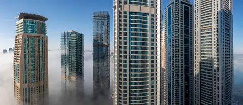 Skyline van Dubai 4K-achtergrond · city · 3840×1660