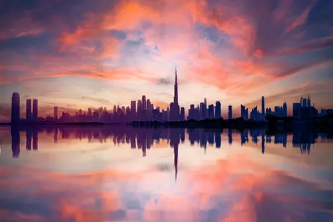 Dubai Skyline 4K Wallpaper · city · 3840×2560