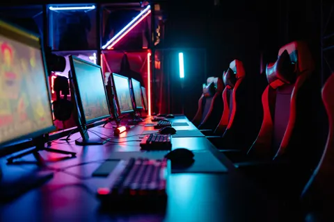 Server Room 4K Wallpaper · technology · 3840×2560