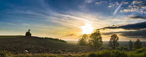 Обои Сельское поле 4K · nature · 3840×1505