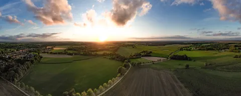Countryside Field 4K Wallpaper · nature · 3840×1534