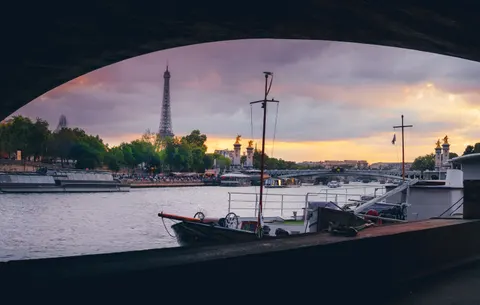 والپیپر پاریس در شب با کیفیت 4K · city · 3840×2442
