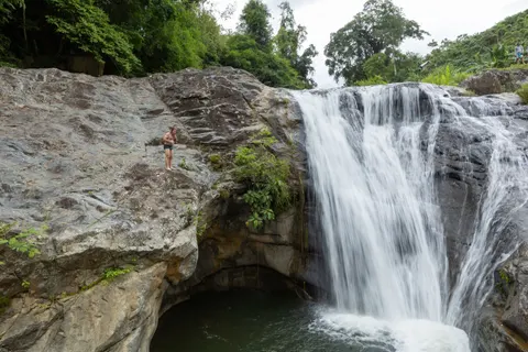 Tropical Falls 4K Wallpaper · tropical · 3840×2560