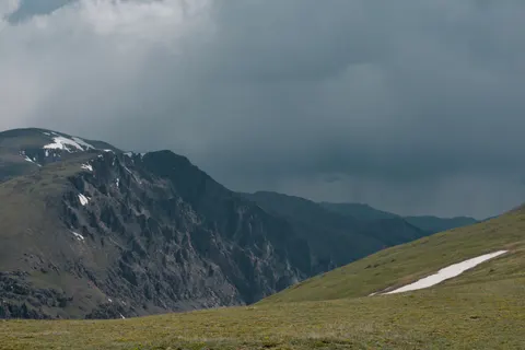 Dark Mountains 4K Wallpaper · dark · 3840×2560