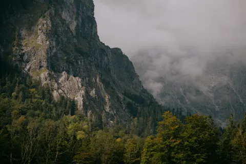 Dark Mountains 4K Wallpaper · dark · 3840×2560