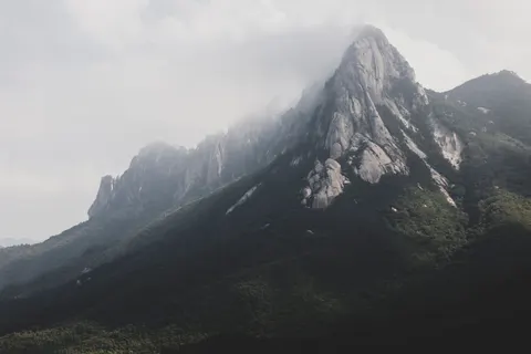 Dark Mountains 4K Wallpaper · dark · 3840×2560