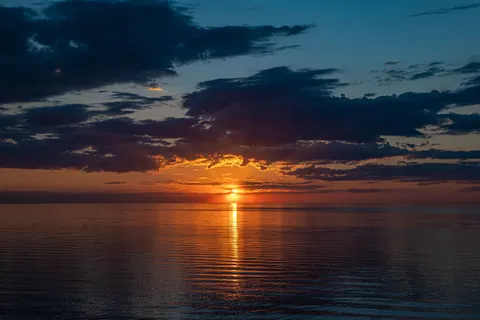 Sunset Horizon 4K Wallpaper · sunset · 3840×2560