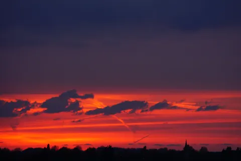 Papel de parede Pôr do sol rosa 4K · sunset · 3840×2560