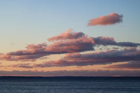 Pink Sunset 4K Wallpaper · sunset · 3840×2561