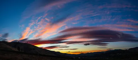 Rosa Sonnenuntergang 4K Hintergrundbild · sunset · 3840×1666