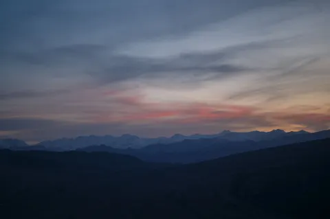 Sunset Mountains 4K Wallpaper · sunset · 3840×2555