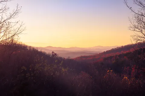 Sunset Mountains 4K Wallpaper · sunset · 3840×2560