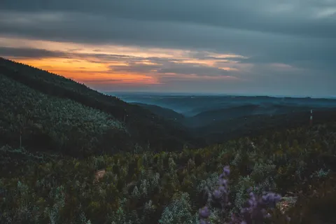 Sunset Mountains 4K Wallpaper · sunset · 3840×2560