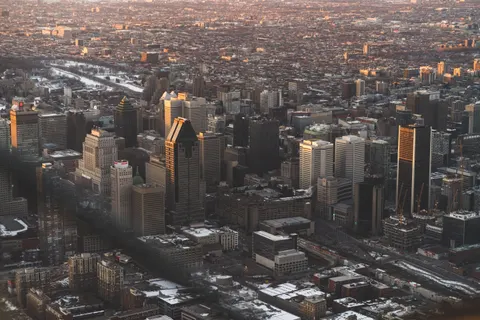Aerial City 4K Wallpaper · aerial · 3840×2560