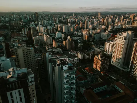 Aerial City 4K Wallpaper · aerial · 3840×2880