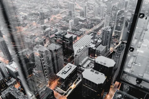 Aerial City 4K Wallpaper · aerial · 3840×2560